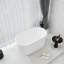 Baignoire autoportante ovale en acrylique blanche de 51 pouces, certifiée par CUPC