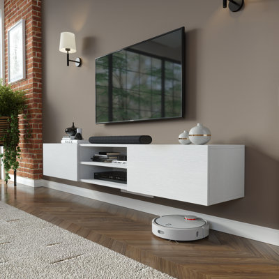 Desmone 71" Modern Floating TV Stand for Up to 80" TVs