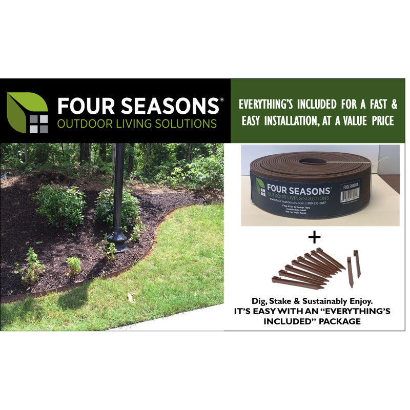 Bordure de paysage durable H 3 po x l 40 pi Endura