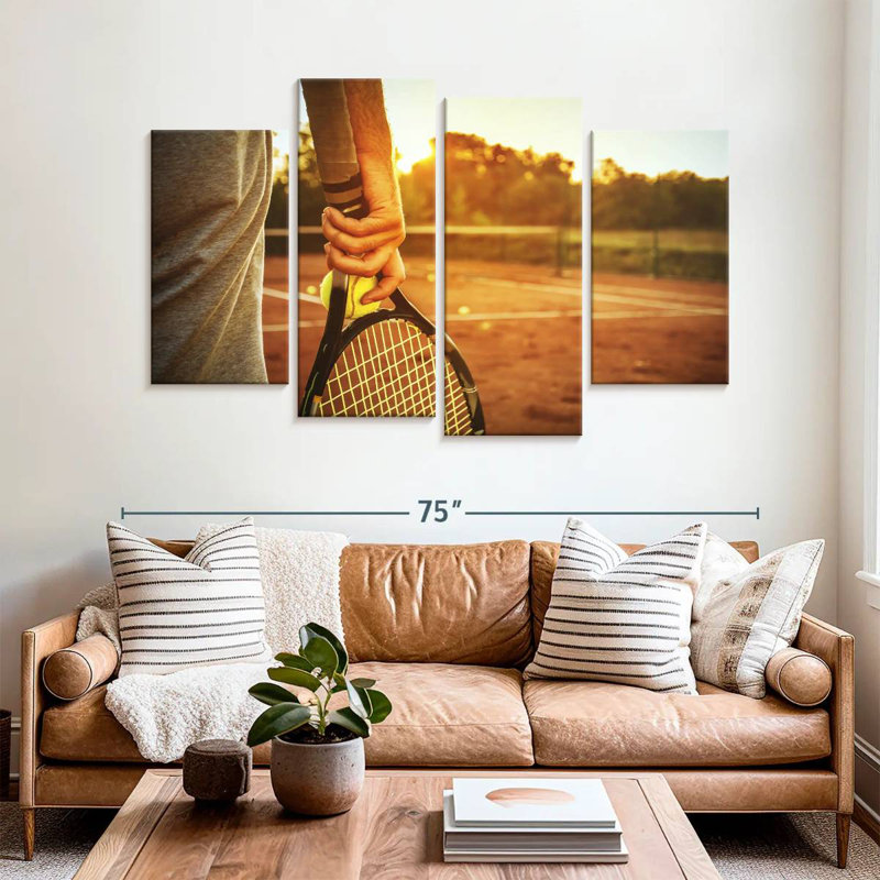 Sireci Tennis Sunset Play, 42" H x 68" W