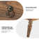 Table de chevet 2 tiroirs en bois massif avec prises USB intégrées Timar (ensemble de 2)