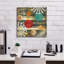  «Recap 1 Abstract» par Cheryl Warrick, art mural sur toile
