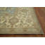 Geometric Wool Oushak Transitional Vegetable Dye Large Rug 10x14