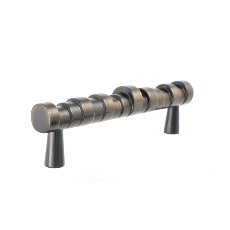 Primitive 4 5/8" Center to Center Bar Pull, Oil Rubbed Bronze
