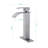 Waterfall - Style Single Handle Bathroom Faucet With Pop Up Drain, No Overflow, Stainless Steel Material, Corrosion Surface, Gentle Waterfall, Ideal For Sinks Without Overflow Spout And Steel,
