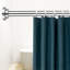 Natural Stainless Steel Adjustable 45cm to Bay Window Single Curtain Rod-1862405932-1862405929