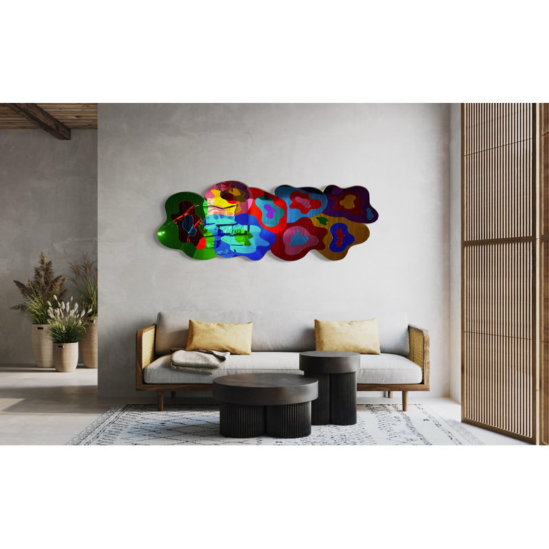 Décoration murale Pop Art en miroir Endless Blobs