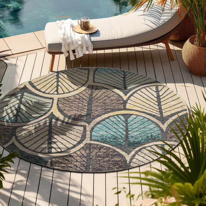 Tapis Wrought Studio ™ Diab Marelda, Rond 6 pi 1 po