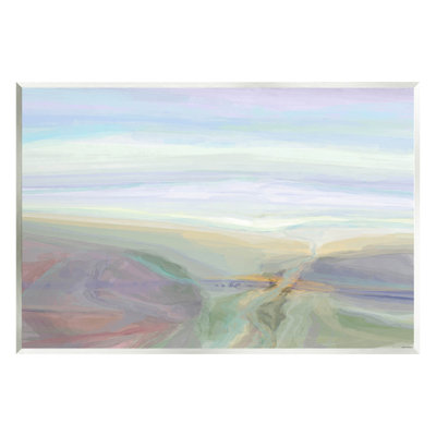 "Abstrait pastel canyon", art mural par Michael Tienhaara