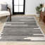 Tapis crème / noir Augie-478460692