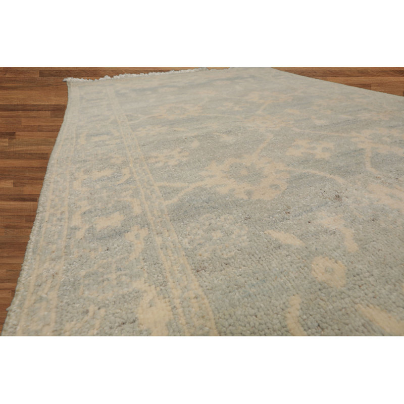 Tapis ivoire afghan en laine 3x5