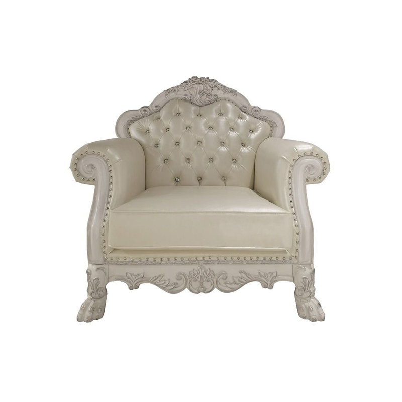 Bridget Faux Leather Armchair