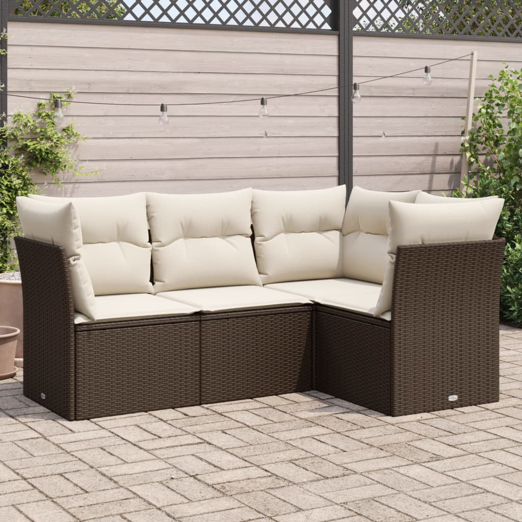 62 cm breites Outdoor-Sitzgruppen-Set Rekesh mit Kissen