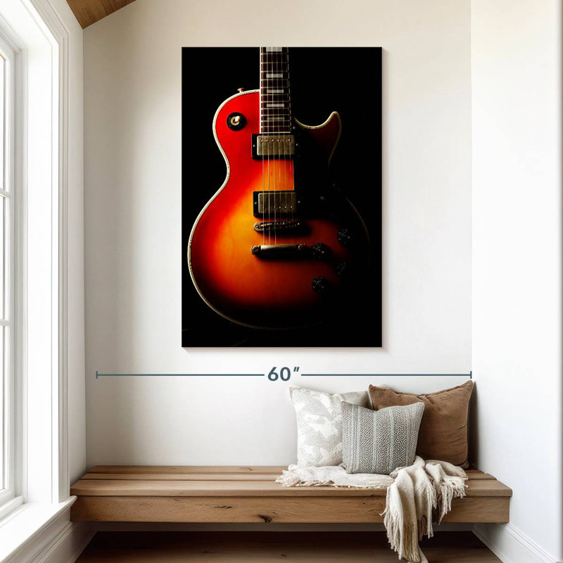 Guitare électrique Abarca Retro, H 48 po x l 32 po