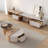 Multi-functional retractable simple TV cabinet