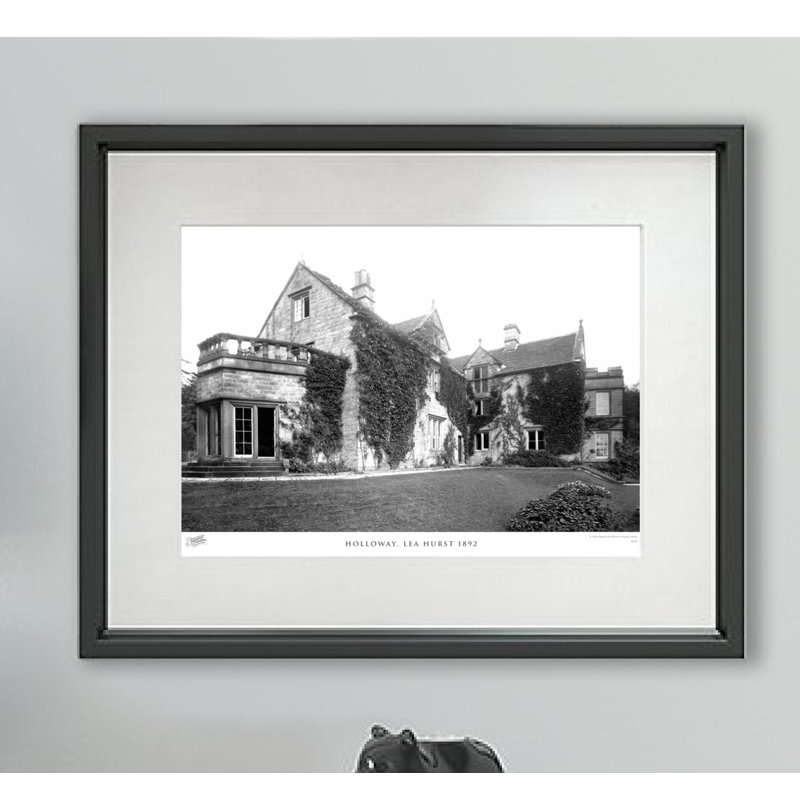 Holloway, Lea Hurst 1892 - Single Picture Frame Print, 40cm H x 50cm W x 2.3cm D