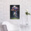  «American Football Legend 2» par Ann Klee, art mural en métal, 16 po x 24 po