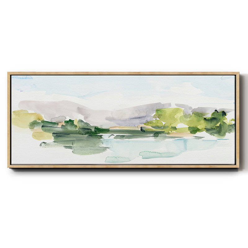 Tangerine Sunset II- Framed Canvas