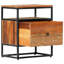 Oaklee 40cm W Steel Bedside Table