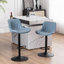 Tabouret de bar pivotant en similicuir Zager-2033200459