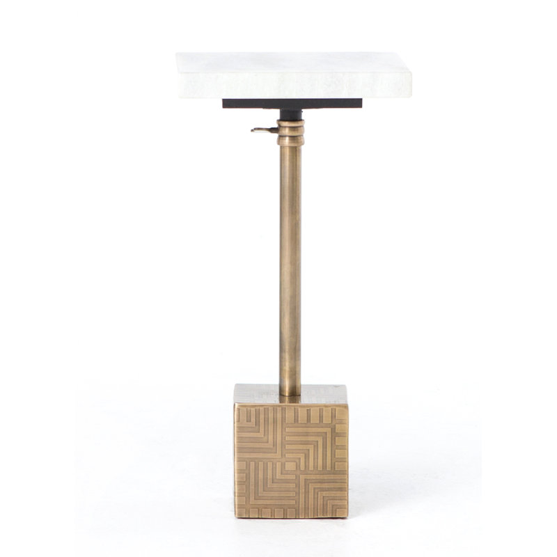 Table de bout Yeni, Laiton antique