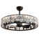 31'' Dimmable Crystal Ceiling Fan With Light Kit And Remote Control
