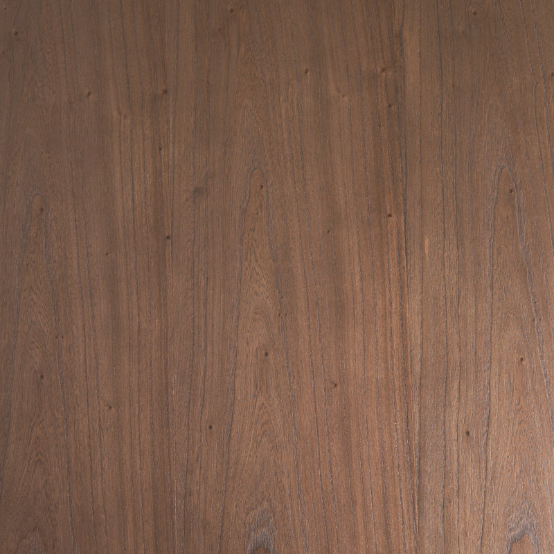 Sohan Dark Brown Elm Wood Oblong Desk
