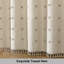Rideau de douche Boho Farmhouse en tissu rose, rideau de douche 36x72-369693991-369694047