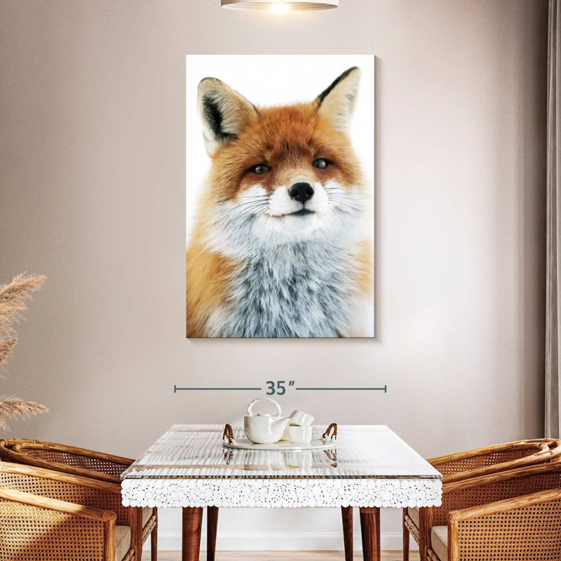 Regard de renard Brampt, H 48 po x l 32 po