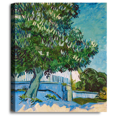 Blossoming Chestnut Trees by Vincent Van Gogh. World Classic Reproductions For HomeDecor