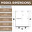 Sliding Shower Glass Door ,Certified Thick Clear Clear Tempered Glass-111036609