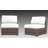 Meltham Wicker Fully Assembled 2 - Person Seating Group with Cushions-1987453030-1987453027