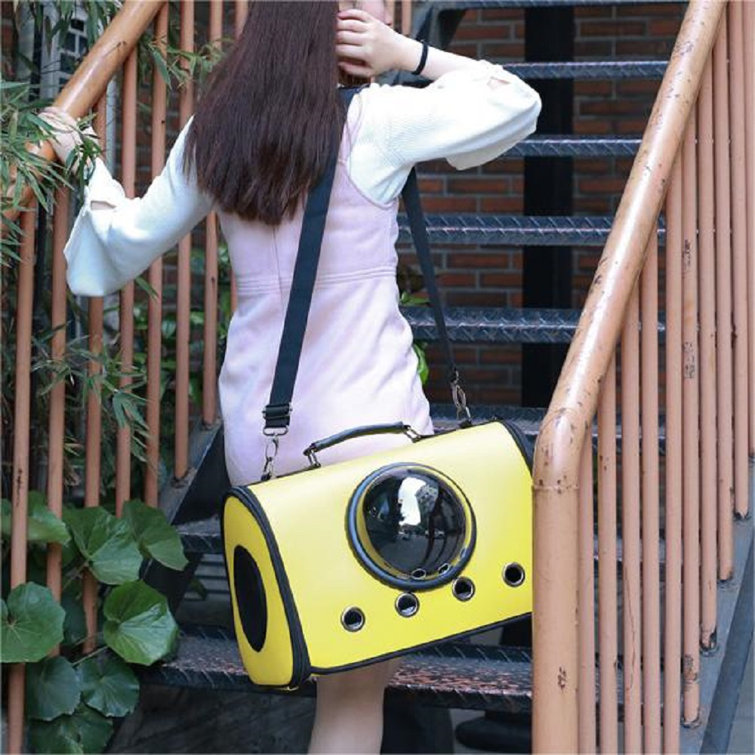 Yellow Cat Bag, Space Travel Bag, Pet Cabin, Outdoor Portable Cat, Dog, External Portable Backpack