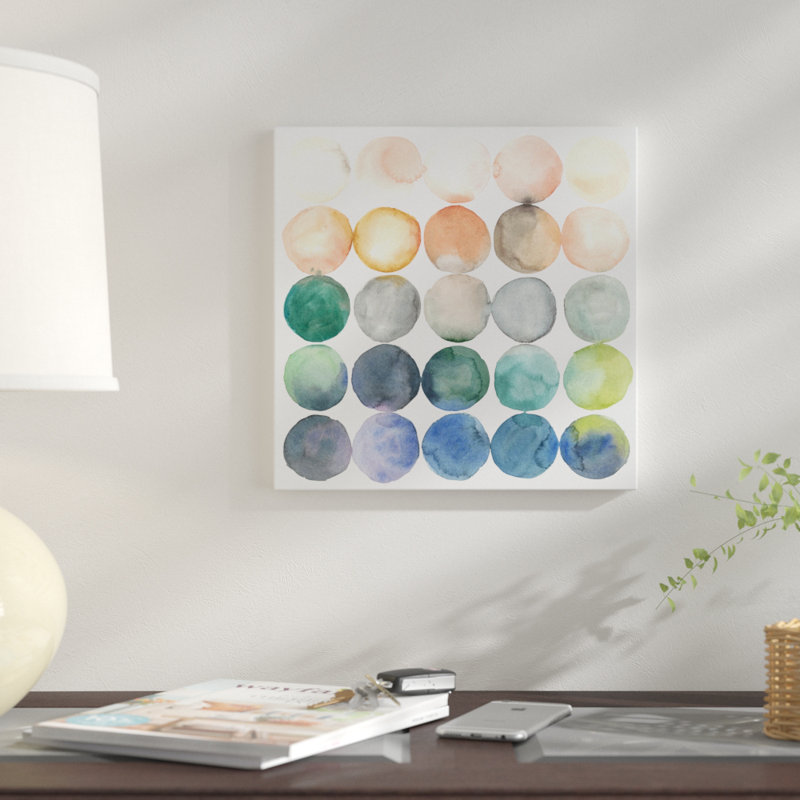 «Color Relations I», impression sur toile, H 37 po x l 37 po x P 1,5 po, Toile tendue