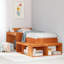 Deena 222cm W Solid Wood Bedside Table-1743635545