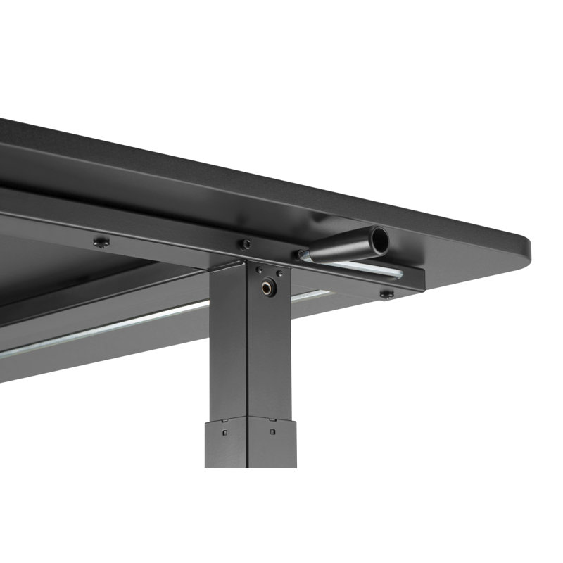 Bureau debout à hauteur ajustable Jaffrey, Noir