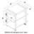 Nedra 27" Wide Rustic Industrial Solid Wood and Metal Frame Rectangular End Table With 2 Shelves