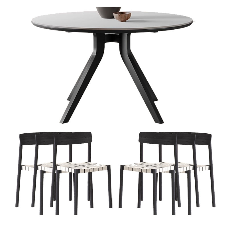 French Vintage Cream Designer Dinning Table
