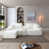 Velours côtelé beige sélectionné