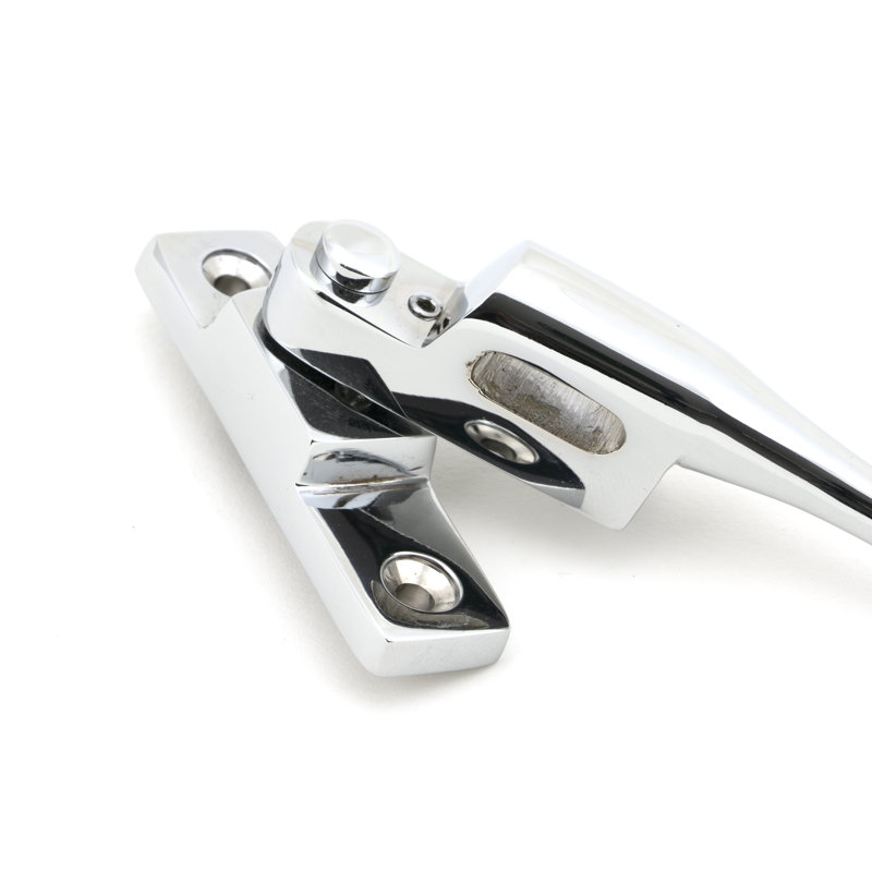 Night-Vent Locking Peardrop Fastener - LH, Polished Chrome