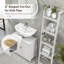 Meuble-lavabo sur pied 24 po - Blanc