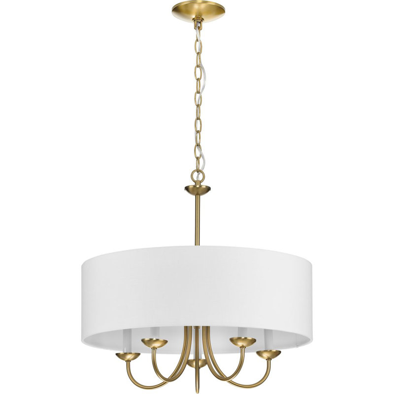 Axel 5 - Light Dimmable Drum Chandelier