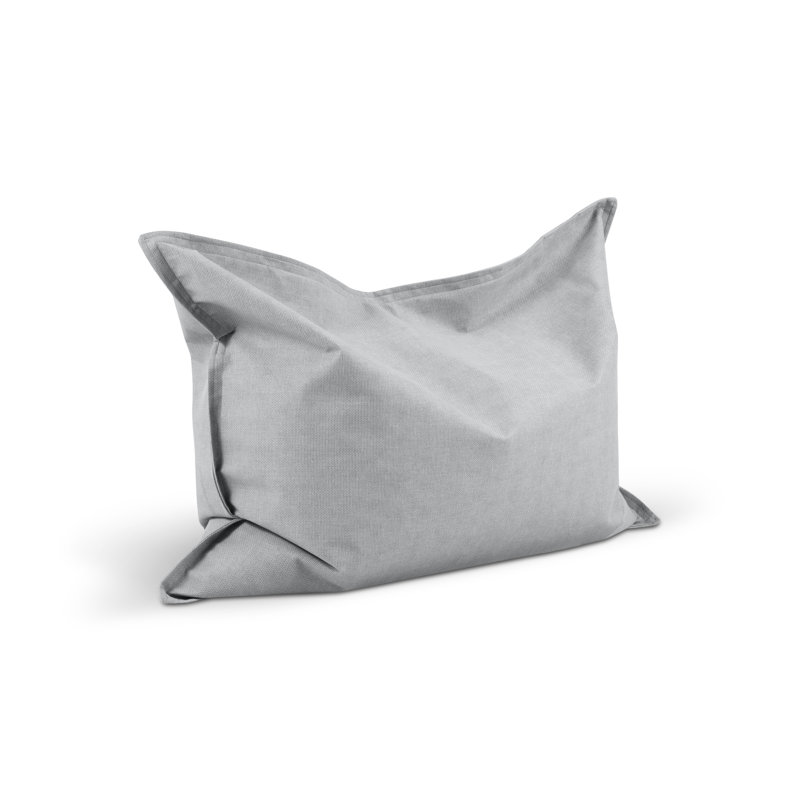Polyester Outdoor Friendly Classic Bean Bag, Light Grey