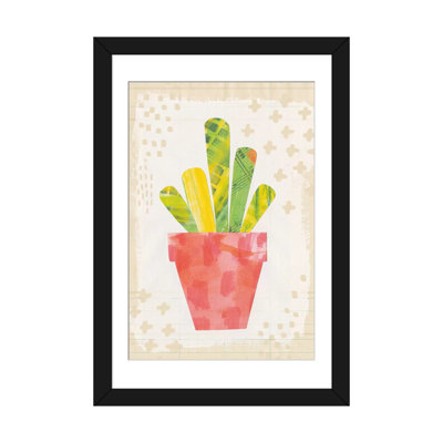 «Collage Cactus VI.A, impression sur toile tendue