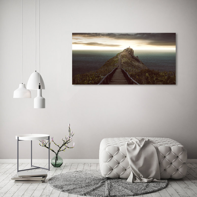 Path On The Rock - Wrapped Canvas Print, Wrapped Canvas, 120cm H x 60cm W