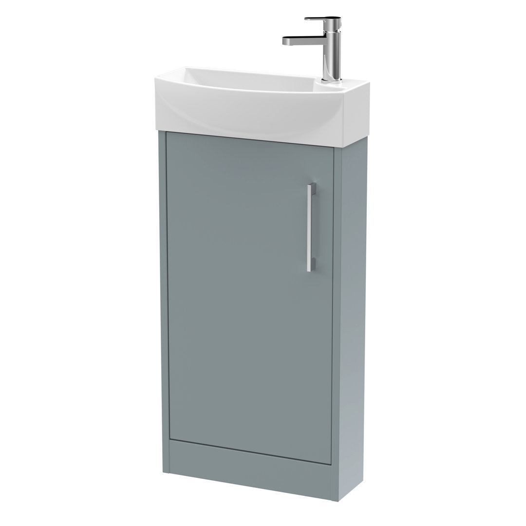 Juno 450mm Single Bathroom Vanity with Integrated Vitreous China Basin
