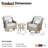 Emanuell 2 - Person Outdoor Seating Group with Cushions-125528246