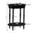 Moravian Oval End Table with Shelf-635084559