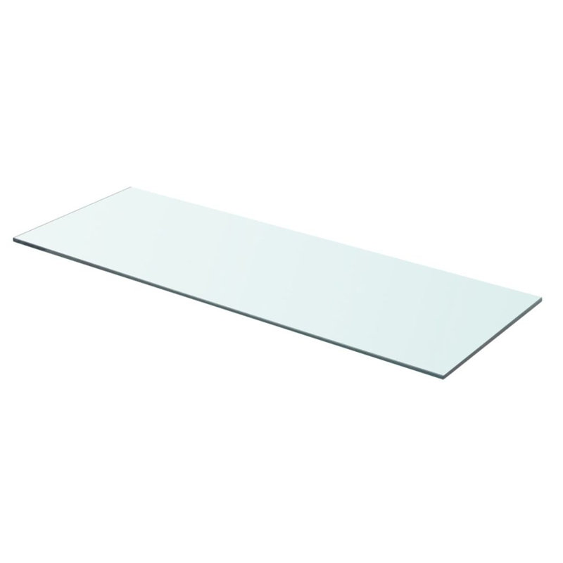 Dorles Glass Shelf Panel, 0.31" H x 27.6" W x 9.8" D