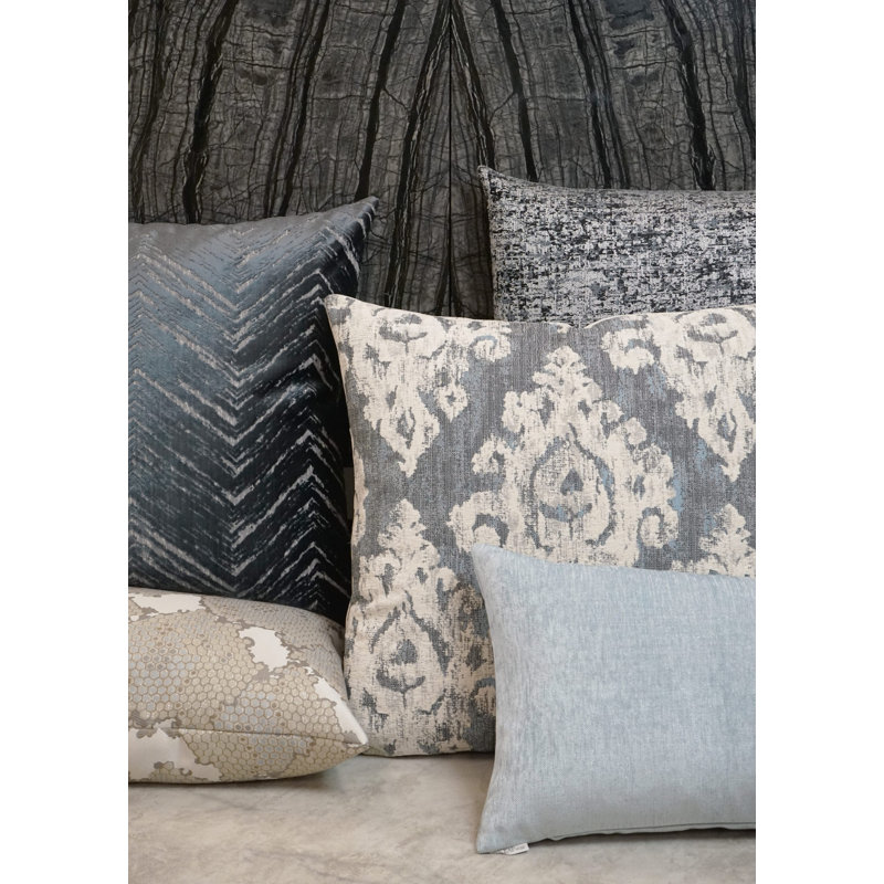 Shimmer Pillow Cover & Insert, Spa, Square 20"